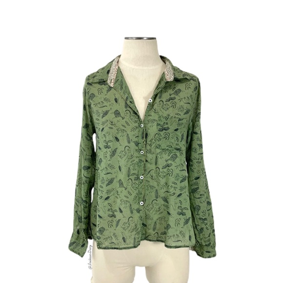 Anthropologie Tops - Anthropologie- Holding Horses Aussie Outback Shirt